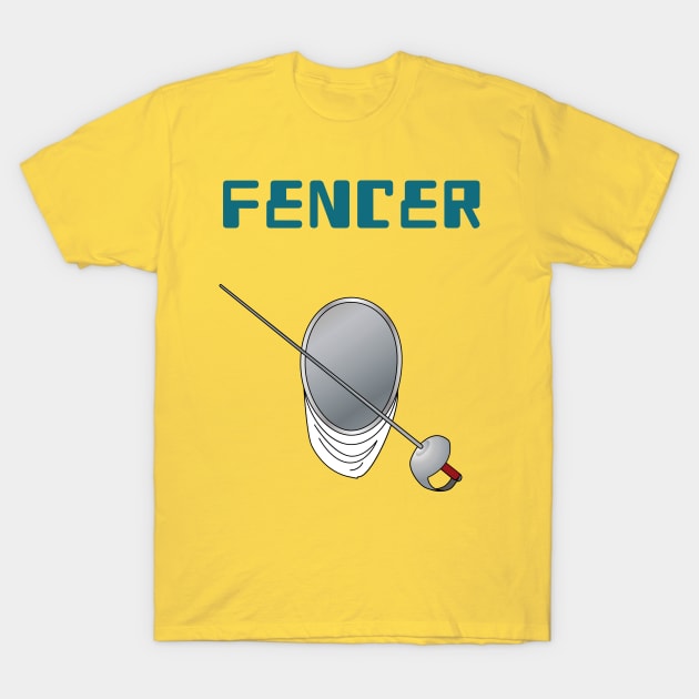 Fencer game - fencing sport T-Shirt by 4wardlabel